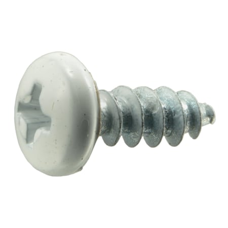Midwest Fastener Sheet Metal Screw, #10 x 1/2 in, Painted Steel Pan Head Phillips Drive, 35 PK 37888